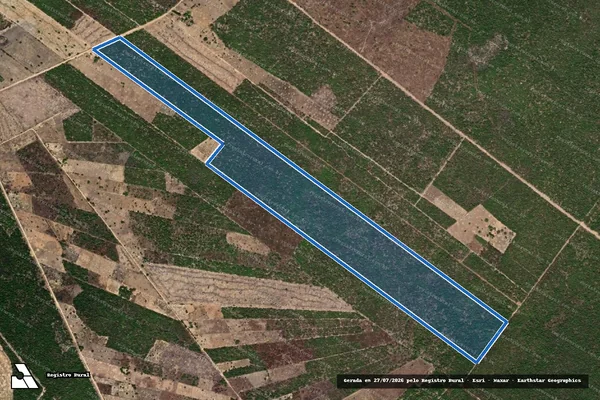 Imagem de satélite de FAZENDA JR II - Parcela 1 em Wanderley - BA