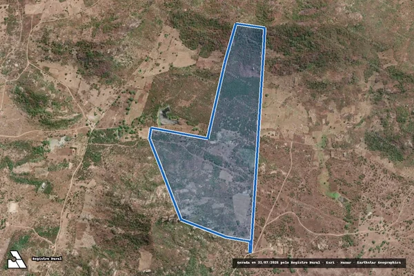 Imagem de satélite de Fazenda Açude Velho - Parcela 1 em Irauçuba - CE