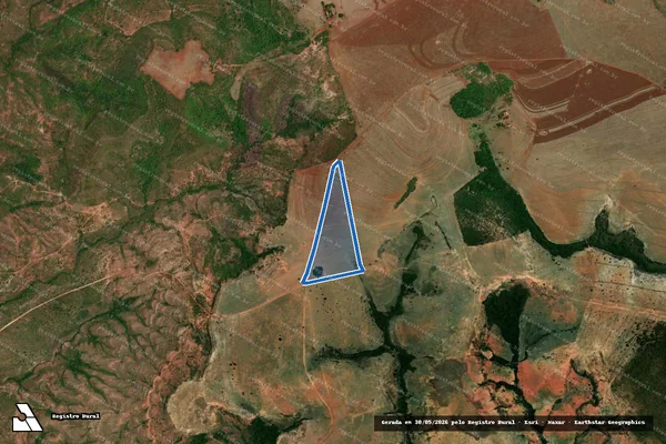 Imagem de satélite de Fazenda Estrela D? Alva - Parte B em Alto Garças - MT