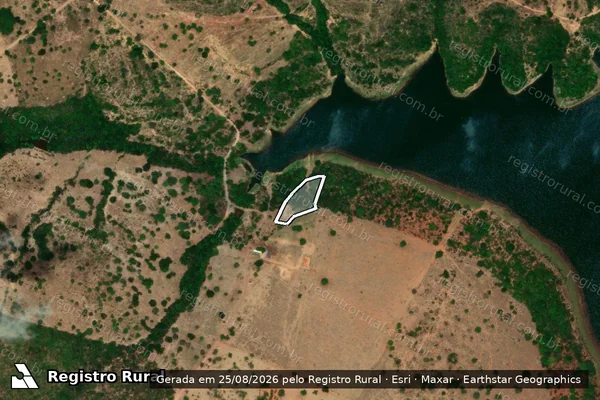 Imagem de satélite de CRB-118 FAZENDA LAGE DE SANTANA Q. Nº 08 - ÁREA 02 em Luziânia - GO