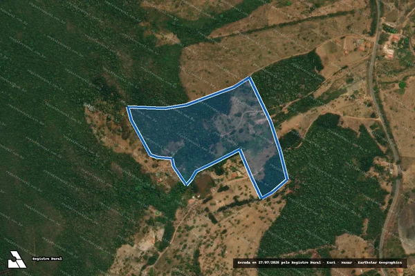 Imagem de satélite de Fazenda da Prata - Fazenda da Prata em Itamarandiba - MG