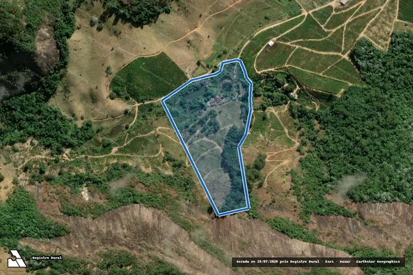 Imagem de satélite de Fazenda Dois Irmãos - Gleba B em Pancas - ES