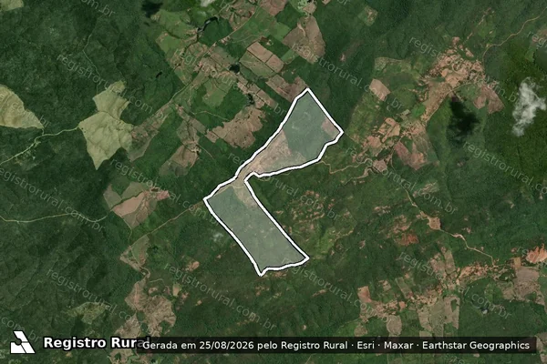 Imagem de satélite de SITIO MUNDÕES E LIRA - SITIO MUNDÕES em Curral Velho - PB