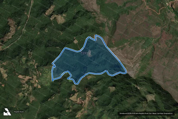 Imagem de satélite de FAZENDA DOIS MOINHOS em Ouro Preto - MG