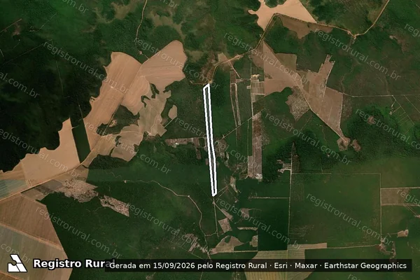 Imagem de satélite de SITIO RECANTO-LOTE 68A-GLEBA IQUE-SETOR TENENTE MARQUES / 001