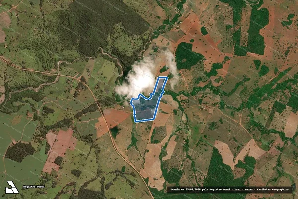 Imagem de satélite de FAZENDA MACACOS - Parcela 1 em Morrinhos - GO