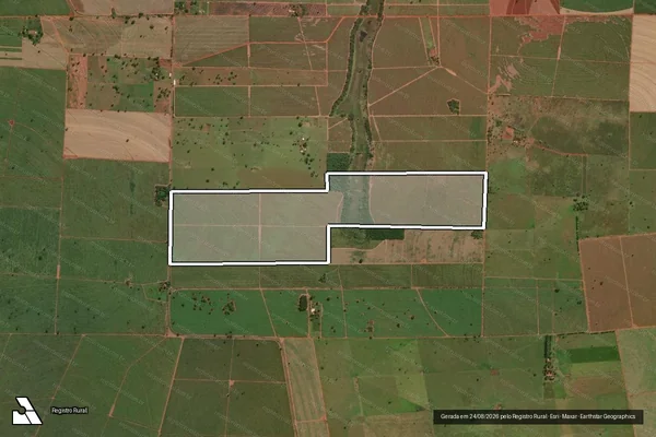 Imagem de satélite de Fazenda Boa Esperança - Gleba B em Panorama - SP