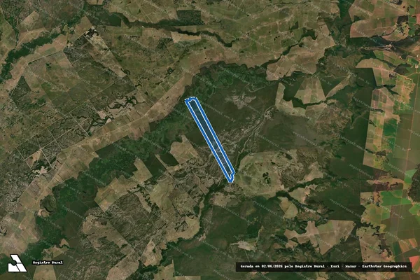 Imagem de satélite de FAZENDA FARTURA VI - Parte 1 em Itiquira - MT