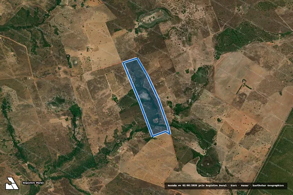 Imagem de satélite de P.A Santa Maria ? Lote 097 - Lote 097 em Água Boa - MT