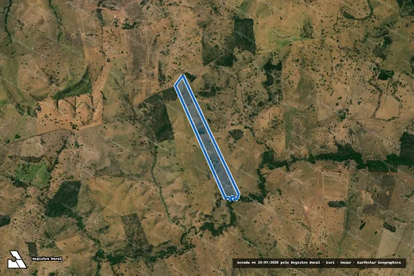 Imagem de satélite de Fazenda Boa Esperança - Parcela 1 em Campinápolis - MT