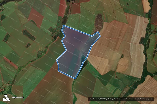 Imagem de satélite de FAZENDA CÂNDIA - Parte 1 em Morro Agudo - SP