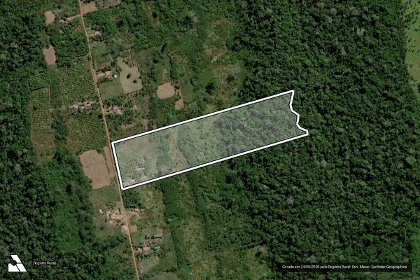 Imagem de satélite de Reassentamento Morrinhos - 17P em Porto Velho - RO