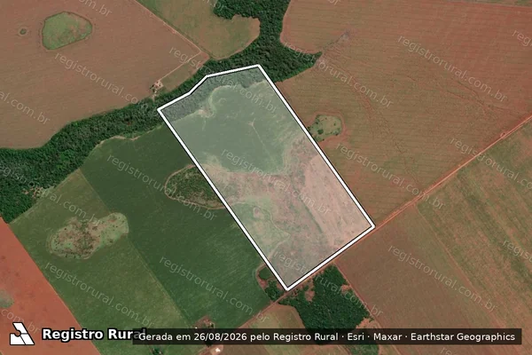 Imagem de satélite de LOTE 844 - 001 em Tabaporã - MT