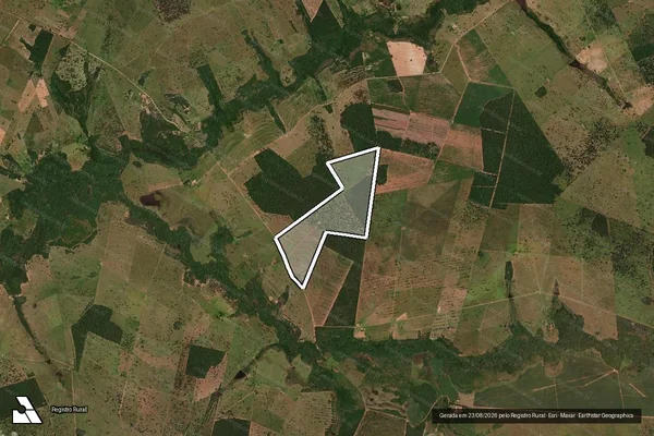 Imagem de satélite de FAZENDA TERRA DO SOL - Parte 1 em Rochedo - MS