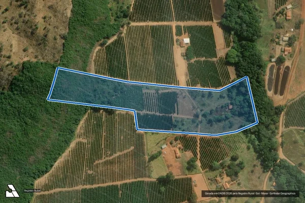 Imagem de satélite de Fazenda Ponte Alta e Fazenda Serra Negra - Parcela 1 em Patrocínio - MG