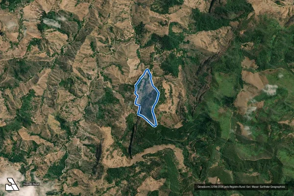 Imagem de satélite de FAZENDA TRAVESSÃO OU FUNIL - Parte 1 em Mesquita - MG