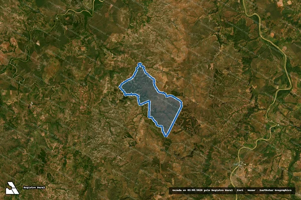 Imagem de satélite de Fazenda São Joaquim - Fazenda São Joaquim em Buritizeiro - MG