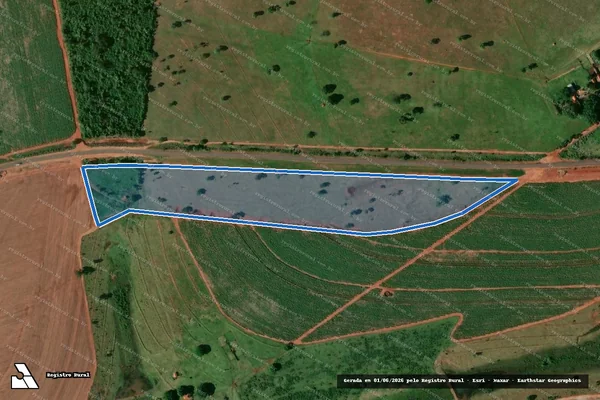 Imagem de satélite de Fazenda São Manoel - Gleba B em Carneirinho - MG