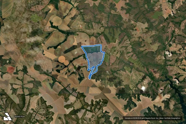 Imagem de satélite de FAZENDA BOA VISTA em Luziânia - GO