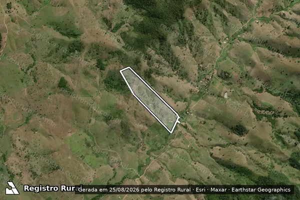 Imagem de satélite de Fazenda Santa Helena - Parte 1 em Itarantim - BA