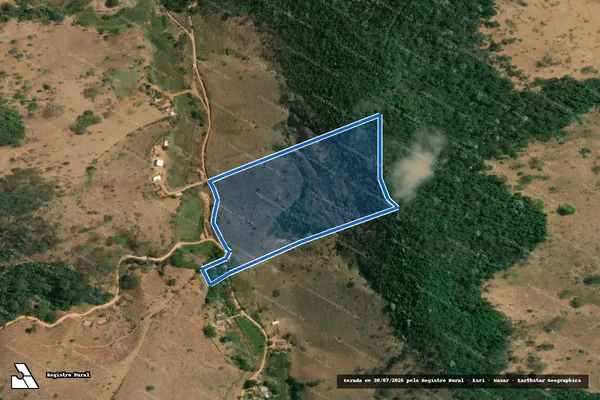 Imagem de satélite de FAZENDA BARRA DO MIRANTE - Parte 1 em Açucena - MG