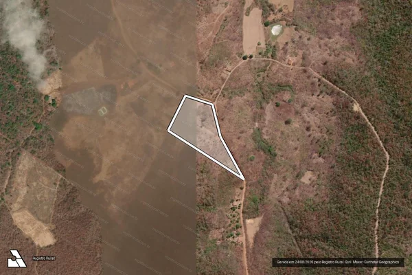 Imagem de satélite de FAZENDA PIAÇABA em Valença do Piauí - PI