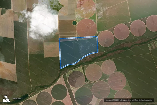 Imagem de satélite de Fazenda Conquista ? Área Remanescente, Fazenda Conquista I, II, III, IV, V, VI, VII e VIII  - Fazenda Conquista ? Área Remanescente em São Desidério - BA