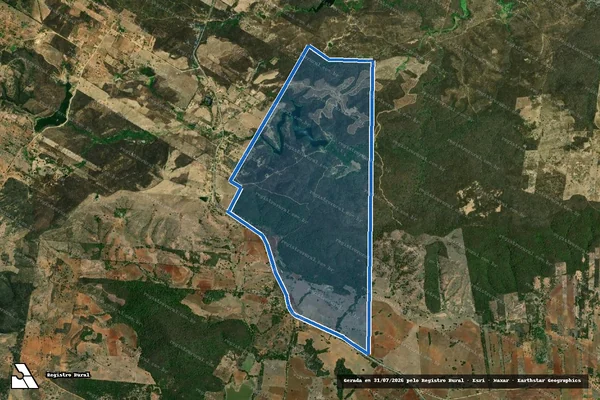 Imagem de satélite de FAZENDA CAMPO GRANDE - Parte 1 em Jardim - CE