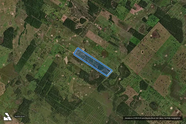 Imagem de satélite de P.A SADIA VALE VERDE-LOTE Nº 435 / P.A SADIA VALE VERDE-LOTE Nº 435