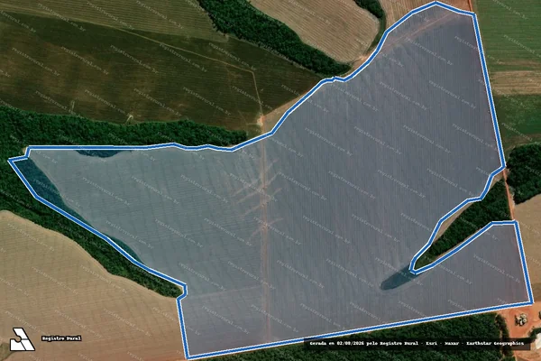 Imagem de satélite de FAZENDA - SANTA FÉ em Porto dos Gaúchos - MT