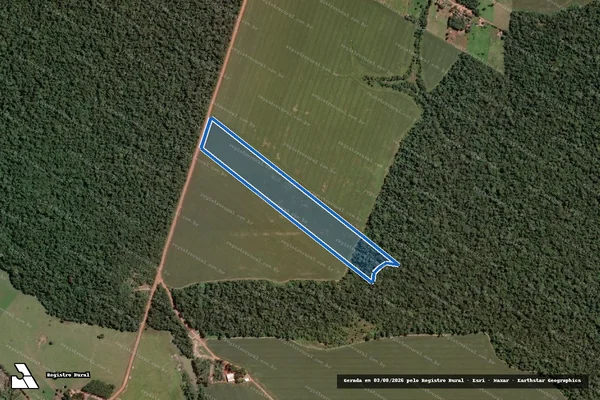 Imagem de satélite de Fazenda Turek - Sítio Santa Luzia em Porto dos Gaúchos - MT