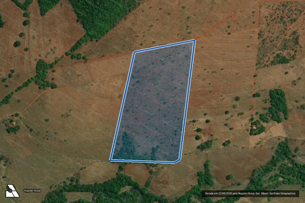 Imagem de satélite de Fazenda Guarujá - Parcela 1 em Monte Alegre de Minas - MG