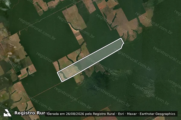 Imagem de satélite de Fazenda Bourscheid I  - Fazenda Bourscheid I em Juara - MT