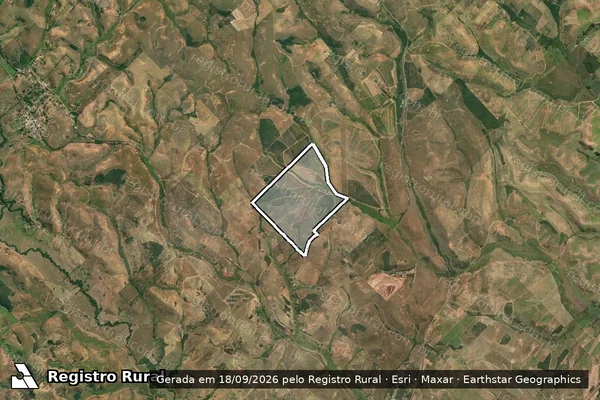 Imagem de satélite de SÃO LUIZ DA PEDRA - PARCELA 1 em Campos dos Goytacazes - RJ