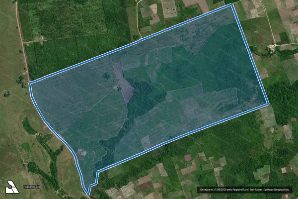 Imagem de satélite de FAZENDA RIO BRANCO - Parte 2 em São Miguel do Guamá - PA