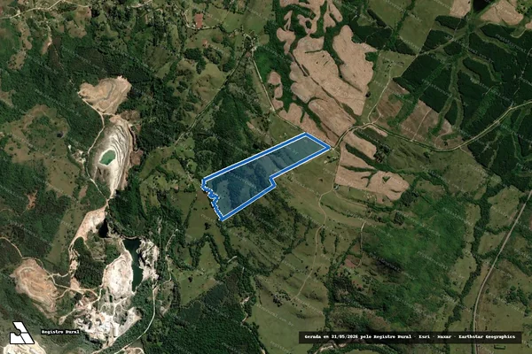 Imagem de satélite de Chacara Rosimara - Parte 1 em Caçapava do Sul - RS