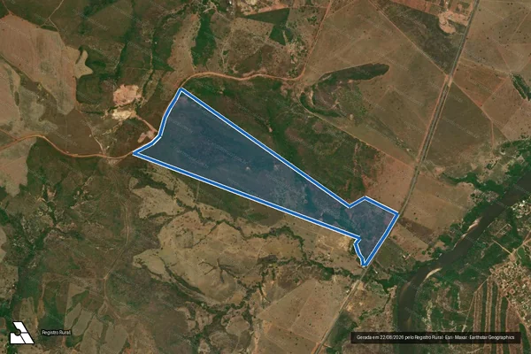 Imagem de satélite de Estância Flamboyant - Parte 1 em Pontal do Araguaia - MT