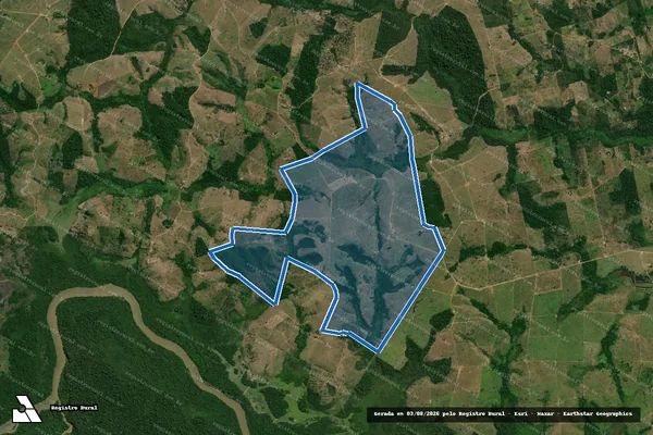 Imagem de satélite de Fazenda Canastra - Fazenda Canastra em Marabá - PA