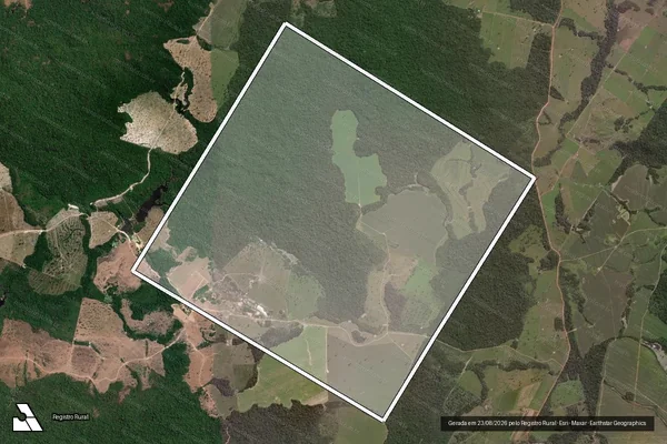 Imagem de satélite de FAZENDA GAFANHOTO - Parcela 1 em Jacareacanga - PA