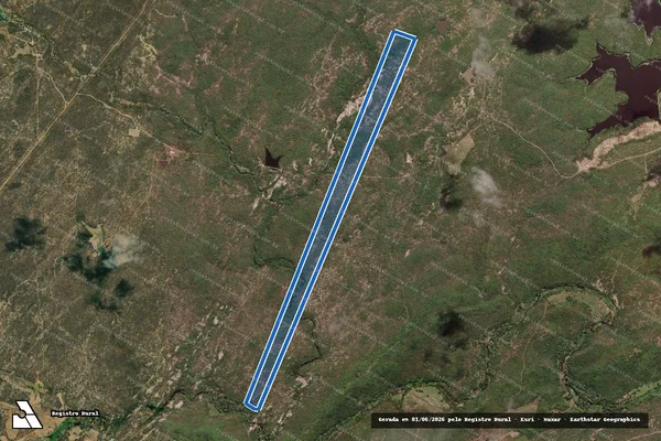 Imagem de satélite de FAZENDA JUÁ - Parte 1 em Banabuiú - CE