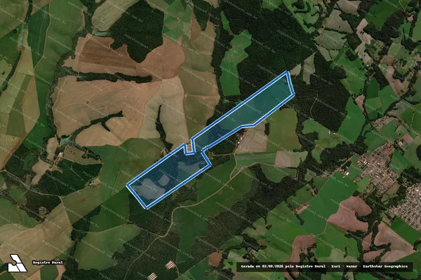 Imagem de satélite de FAZENDA REGIMA - PARCELA 01 em Roncador - PR