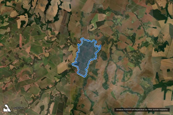 Imagem de satélite de FAZENDA BOA ESPERANÇA  PORTEIRAS em Rio Verde - GO