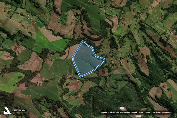 Imagem de satélite de Lote 40 da Gleba 213-SA - Parcela 1 em Pranchita - PR