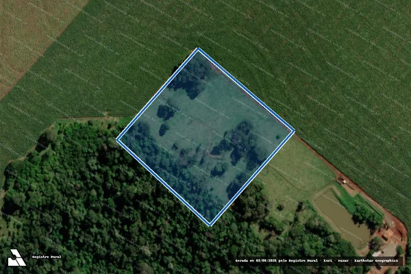 Imagem de satélite de LOTE RURAL N°30 GLEBA B DO 31° PERIMETRO DA FAZENDA BRITANIA - Gleba GLEBA A em Maripá - PR