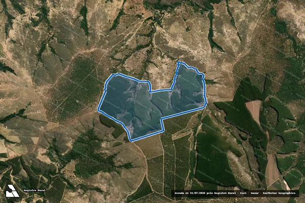 Imagem de satélite de Fazenda das Pindaíbas - Parcela 01 em Três Marias - MG
