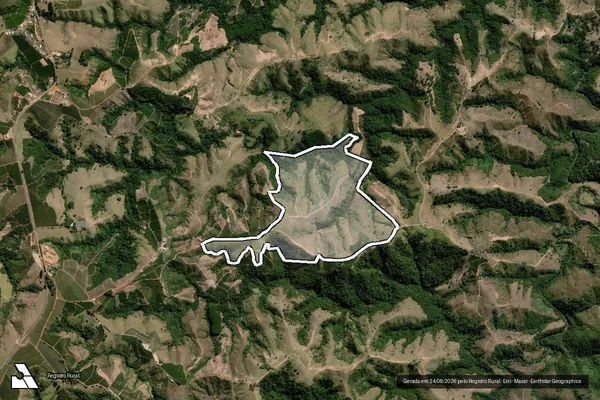 Imagem de satélite de Fazenda Águas Claras - parcela 02 - FRAçãO 05 em Santa Rosa da Serra - MG