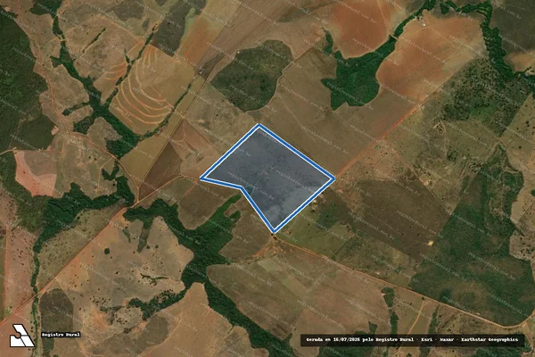 Imagem de satélite de SÍTIO LEÃO DA SERRA - Parte 1 em Novo São Joaquim - MT