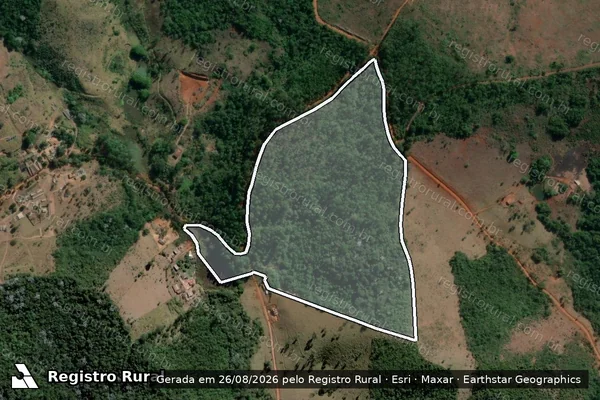 Imagem de satélite de Imóvel Itajuru - Parte 3 em Barão de Cocais - MG