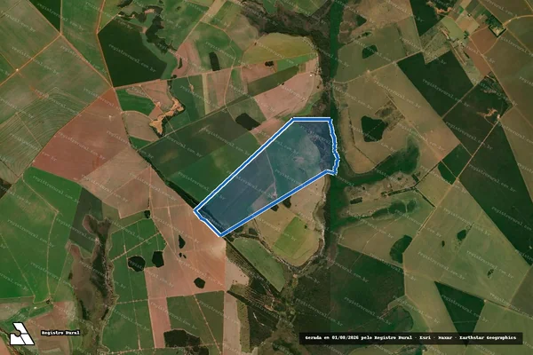 Imagem de satélite de Fazenda Campo Alegre ? Lote 05 ? Parte - Fazenda Campo Alegre ? Lote 05 ? Parte em Chapadão do Sul - MS