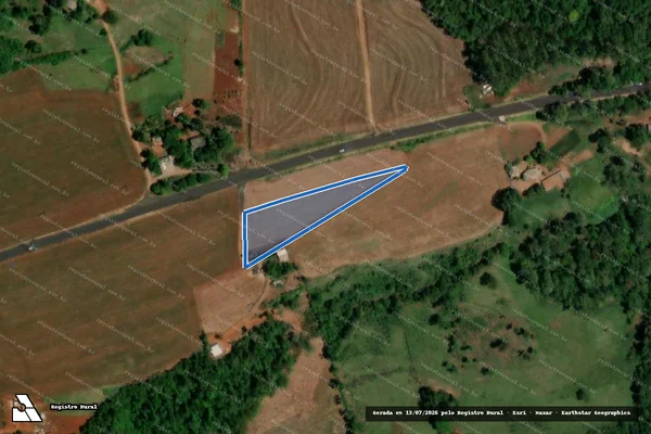 Imagem de satélite de Lote 34 da Gleba 42-AM - PARCELA 2 em Realeza - PR